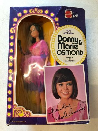 Donny And Marie Osmond Marie Figure By Mattel 9768 1976 Vintage Osmonds