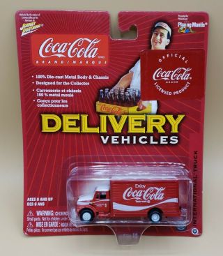 Johnny Lightning Coca - Cola Delivery Vehicles 1977 Chevy Van 1/64