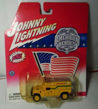 Johnny Lightning Hummer Underwater Rescue American Heroes Fire Ambulance Scuba