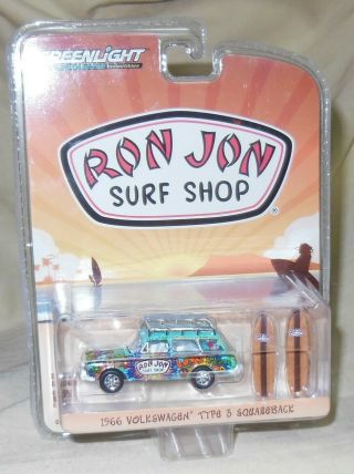 Greenlig Ron Jon Surf Shop Volkswagen Type 3 Squareback Surfer Surfboard Hippie