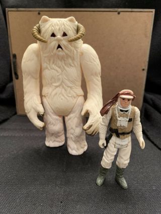 Star Wars Vintage 1980 Luke Skywalker Hoth & Wampa Creature Esb Kenner Read