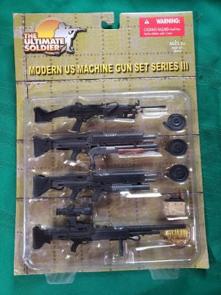 Ultimate Soldier: Modern Us Machine Gun Set Series Iii (2006) Tm1