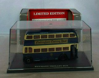 Corgi Ooc 97811 Weymann Trolley Bus But 9611t Notts And Derby Traction Co Boxed