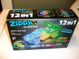 Laser Pegs Zippy Do 12 In 1 Building Set Light It Up Car Truck 12 In 1 Models
