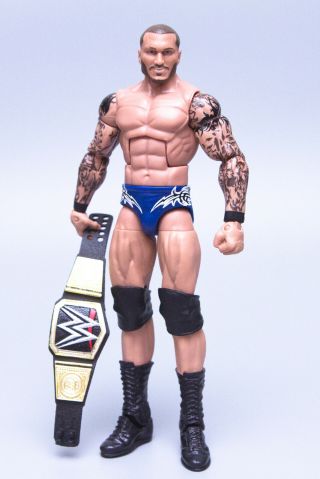 2015 Mattel Wwe Elite Series 35 Randy Orton Wrestling Figure,  Wwe Title Belt