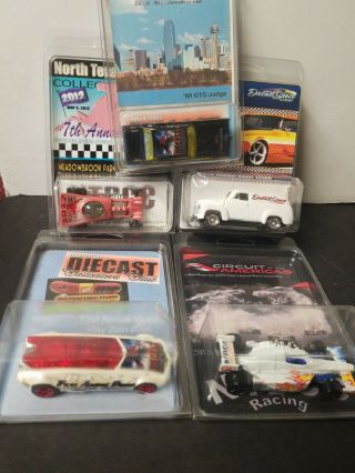 Hot Wheels Customs North Texas Diecast Cars W/ Custom Cards Collectors Club
