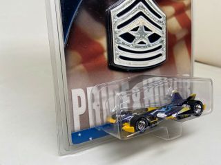 HOT WHEELS - MILITARY RODS - BLUE ANGELS JET THREAT 3.  0 - US NAVY ON CARD - 2002 3