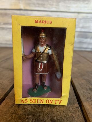 1960’s Marx Warriors Of The World / Series 1 Box Roman Warrior Marius