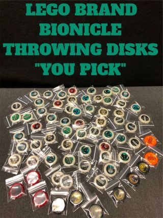 Lego Bionicle Throwing Disk Disks " You Pick / You Choose "