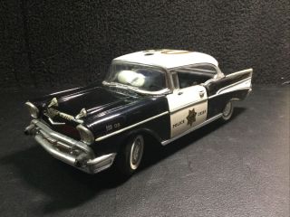 1957 Chevy Bel Air Police Chief California Highway Patrol 1/18 Scale Rd.  Legends