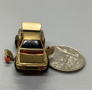 Micro Machines Ferrari Mondial Deluxe Gold,  Passenger Door Loose,  1989 Galoob