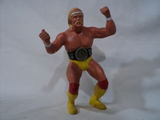 Vintage 1984 Ljn Wwf Wrestling Superstars Hulk Hogan W/ Belt Titan Sports (toy 84