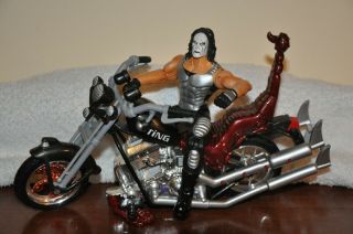 Vintage Sting With Motorcycle Wwe/wwf/wcw Wrestler Action Figure (loose)