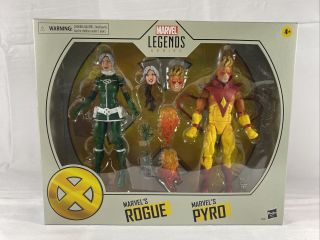 X - Men Marvel Legends Rogue & Pyro 6 - Inch Action Figure 2 - Pack Hasbro Read W