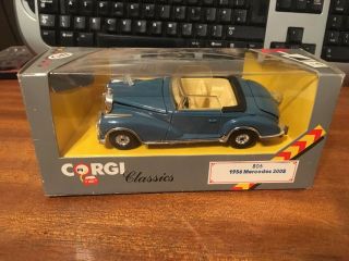 Corgi Classics 806 1956 Mercedes Benz 300s - Blue Open Top - Boxed