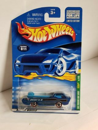 Hot Wheels 2001 Treasure Hunt 11/12 Deora With Surf Boards Blue With Blackwalls