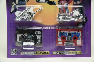 Transformers G1 Reissue Ravage Rumble Cassette Decepticon Christmas