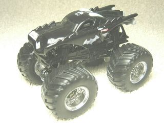 Hot Wheels Monster Jam Batman Batmobile 1:64 Black Diecast Monster Truck -