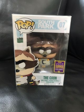 Funko Pop South Park 07 The Coon Summer Convention 2017 Vaulted,  Protector