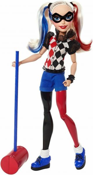 Dc Hero Girls Harley Quinn 12 Inch Action Doll Figure Mattel Toy