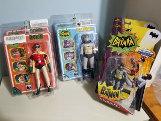 Holy Batman Figures,  Batman Lof Of 6 Batman & Robin Figures Classic Tv Show