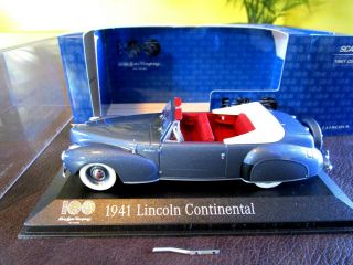 1:43 Minichamps,  1941 Lincoln Continental,  100 Years Of Ford.  Tailpipe Detached