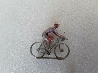 Cycliste Tout En Métal Vélo Tour De France V Vintage Figurine Pour Maquette