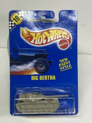 Hot Wheels Big Bertha 159 Blue Card 1/64
