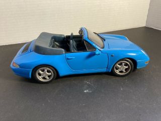 Maisto 1994 Porsche Blue 911 Carrera Cabriolet 1:18 Diecast Made In Thailand G1