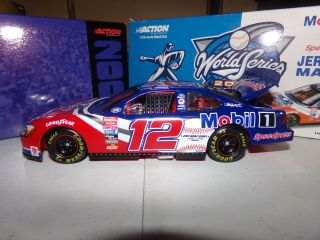 1/24 Jeremy Mayfield 12 Mobil 1 / Mlb World Series 2000 Action Nascar Diecast