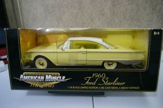 1960 Ford Starliner - 1:18 American Muscle Limited Edition Die Cast Metal.