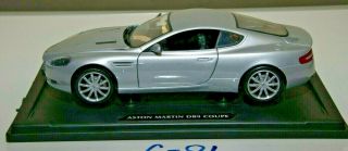 1:18 Motor Max Silver Aston Martin Db9 2010 Coupe - No Box Or