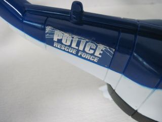 Tonka Hasbro Police Rescue Force Helicopter Lights & Sounds Blue/White 2010 14 