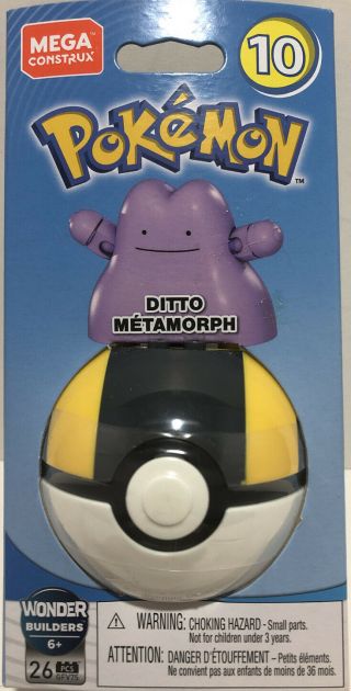 Mega Construx Pokemon Ditto Metamorph Micro Action Figure