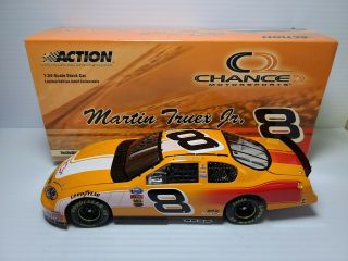 2003 Martin Truex Jr 8 Chance 2 / Rickie Evans Chevy 1:24 Nascar Action Mib