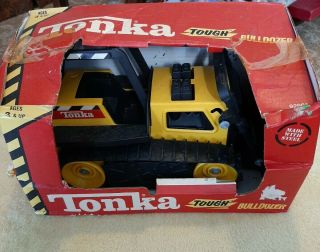 Tonka 1994 Tough Bulldozer 92961 Made In Usa With Steel