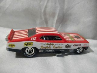 Loose Hot Wheels Tom " Mongoose " Mcewen English Leather Duster Funny Car