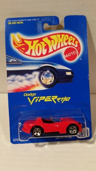 Hot Wheels Dodge Viper Rt/10 5 Spoke Wheels 1991