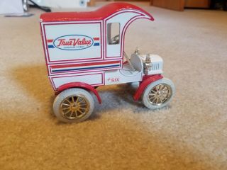 Ertl Die Cast 1905 Ford Delivery Truck Piggy Bank With True Value Hardware Logo