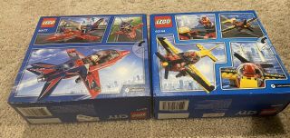 Lego City Airshow Jet,  60177.  Race Plane 60144 2