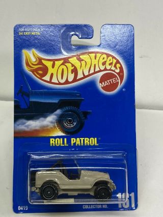 Hot Wheels Roll Patrol 161 Blue Card 1/64