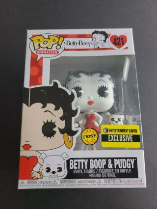 Funko Betty Boop & Pudgy Pop Vinyl Figure 421 Chase Version