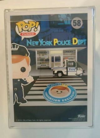 Funko POP 58 Officer Freddy Funko 2019 NYCC Exclusive Limited Edition 3