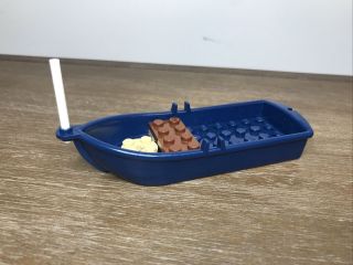 Lego Rowing Boat 5 X 14 X 2 Dark Blue 2551