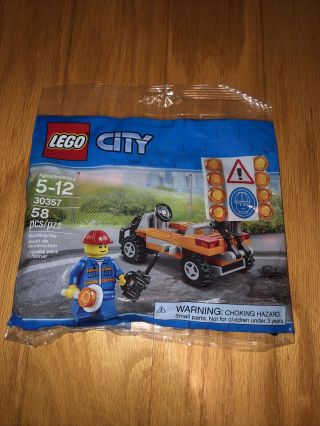 Lego City Polybag 30357 Road Construction Worker
