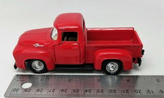 Road Champs - Red 1956 Ford F - 100 Pickup Truck - 1:43 Scale (loose)