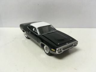 1972 72 Plymouth Satellite Sebring,  Collectible 1/64 Scale Diecast Diorama Model