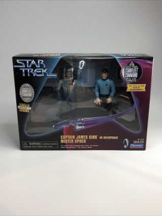 1999 Playmates Star Trek Captain James Kirk In Interphase Mr.  Spock 5 