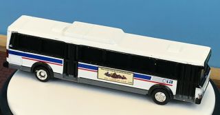 Vintage 90s Road Champs 1/87 Flexible City Bus - Cta Orange Line