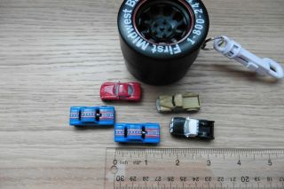 Vintage Micro Cars - Set Of 5 - Hot Wheels - With Keychain